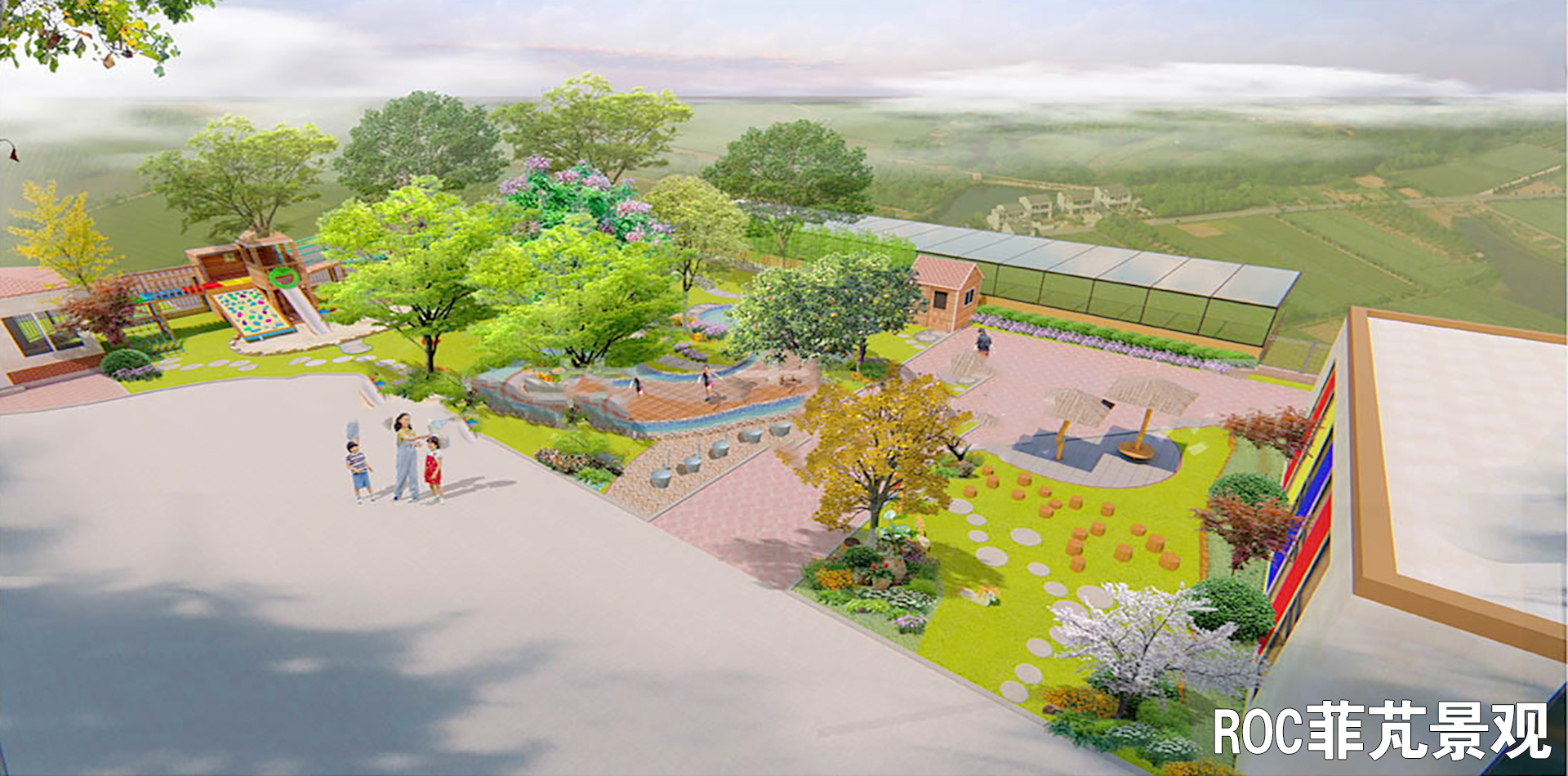 记西江华府第一幼儿园景观设计施工一体化项目开工1.jpg