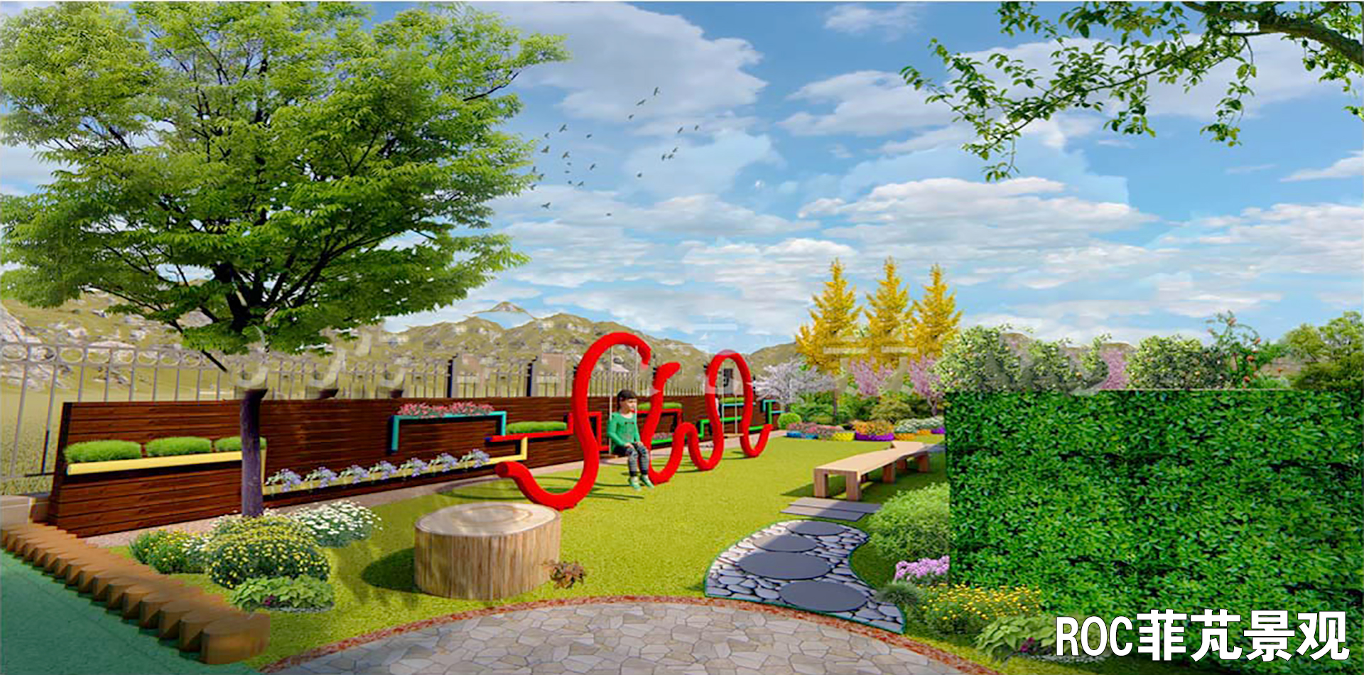 记西江华府第一幼儿园景观设计施工一体化项目开工4.jpg