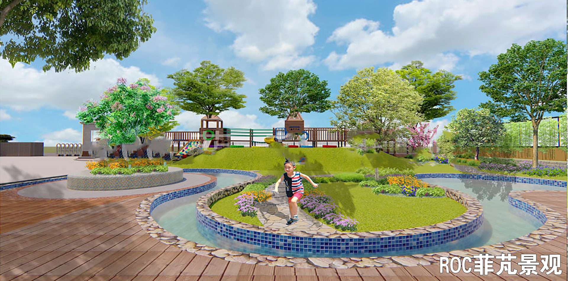 记西江华府第一幼儿园景观设计施工一体化项目开工5.jpg